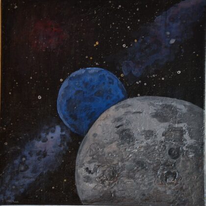 Space, 40x50x2  Oil , Canvas