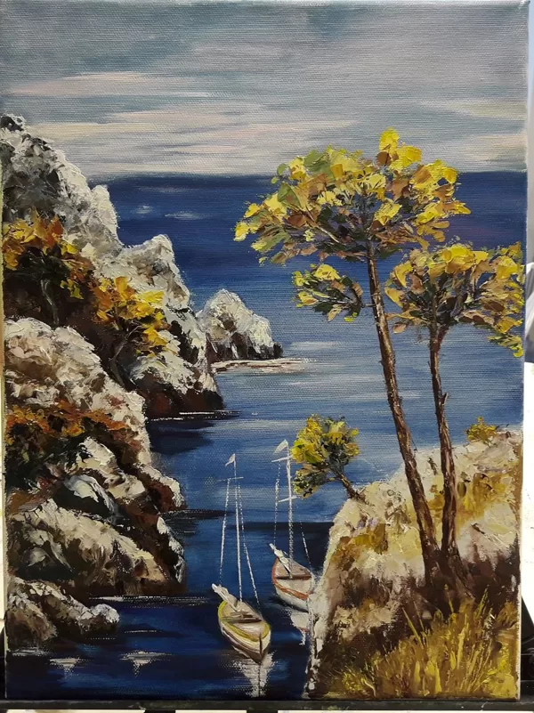 In privat collection in Finland